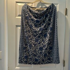 Cotton jersey knit skirt